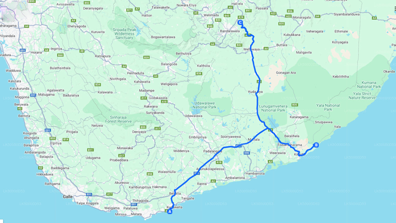 याला सफारी के साथ हिरिकेतिया से एला तक प्राइवेट टूर