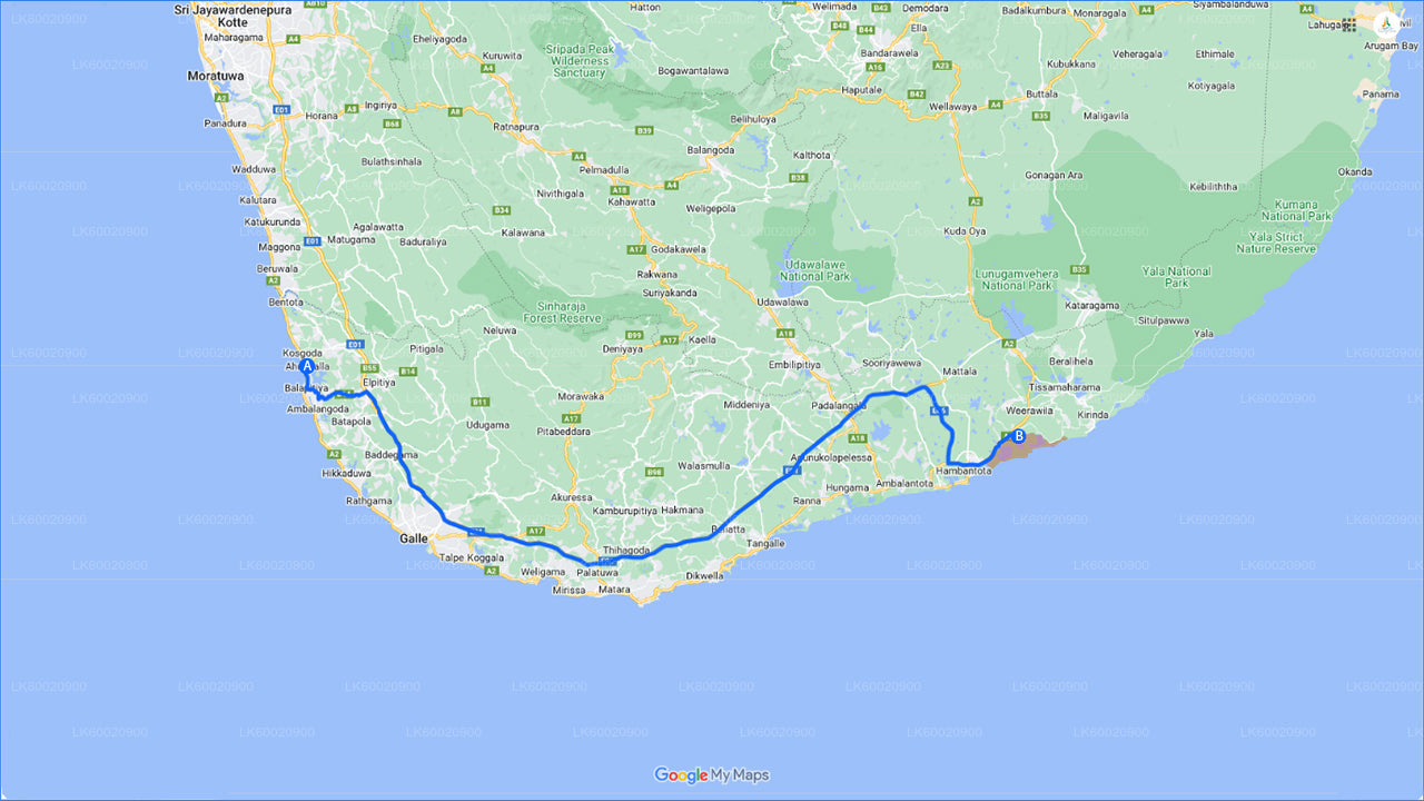 अहुंगल्ला से बुंडाला नेशनल पार्क सफारी