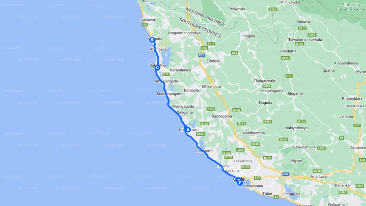 हिक्काडुवा से गाले तक कोस्टल राइड हि ...