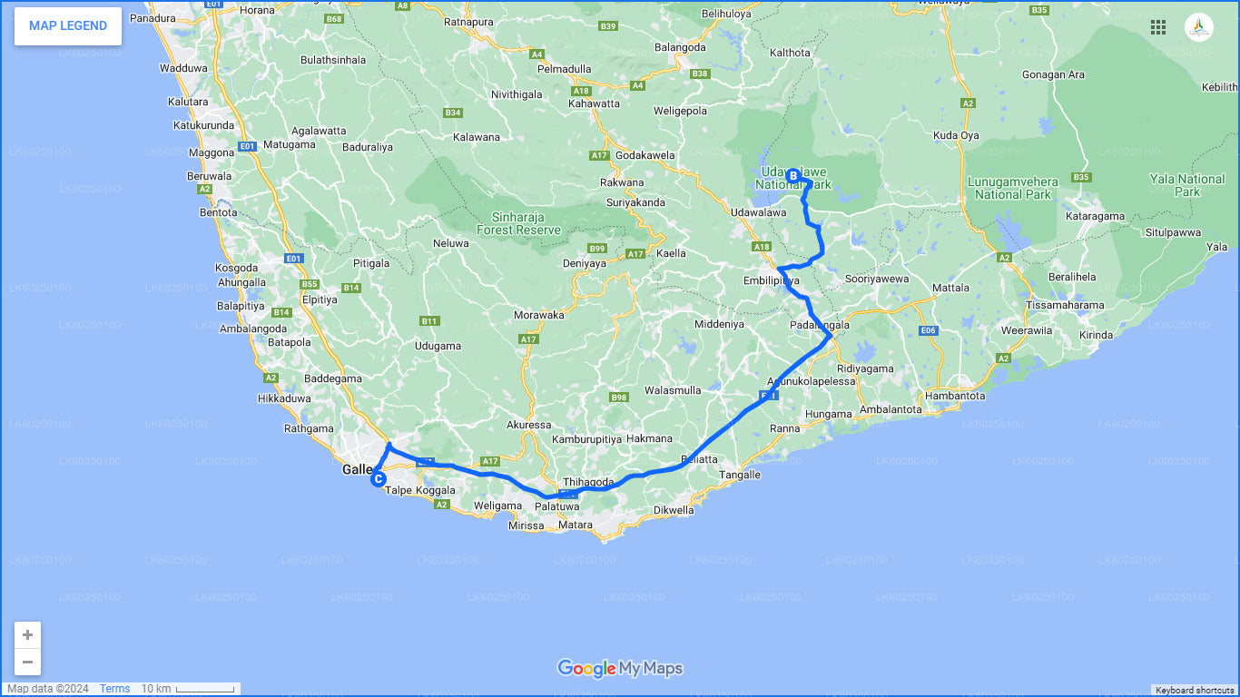 उनावटुना से उदावालावे नेशनल पार्क सफारी