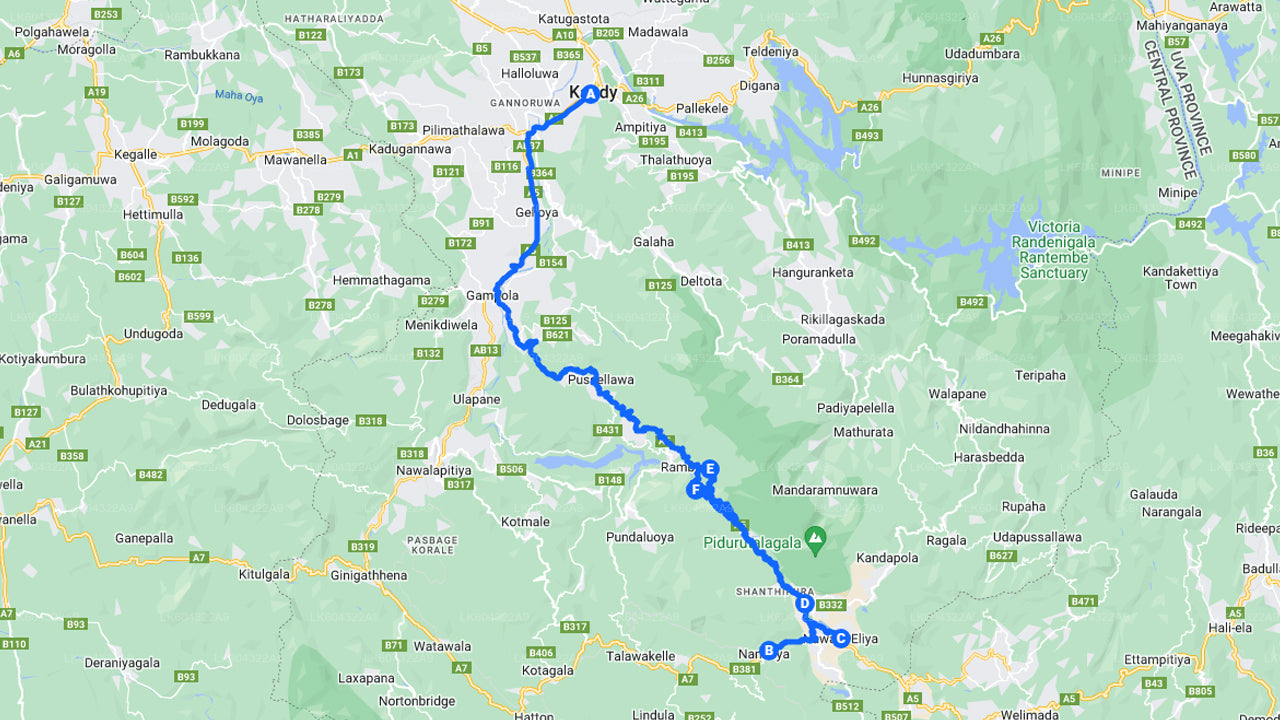 कैंडी से नानू ओया तक सुंदर ट्रेन की सवारी