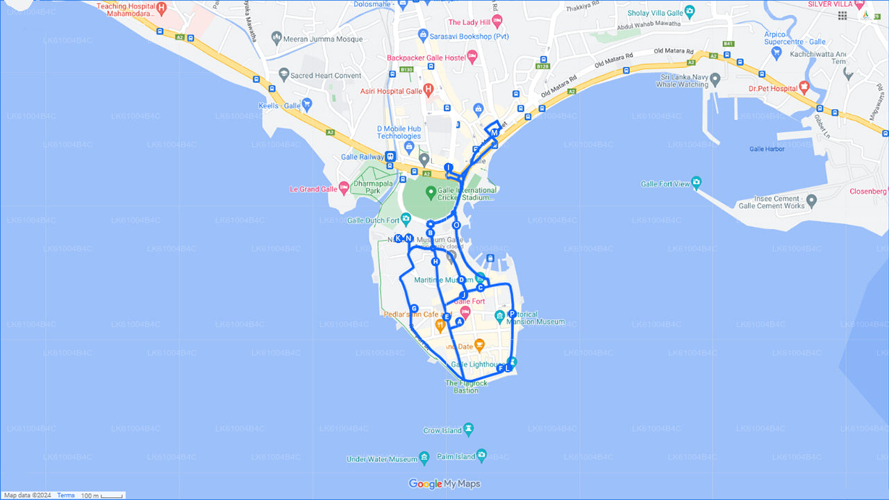 स्थानीय लोगों के साथ गैले किले की सैर