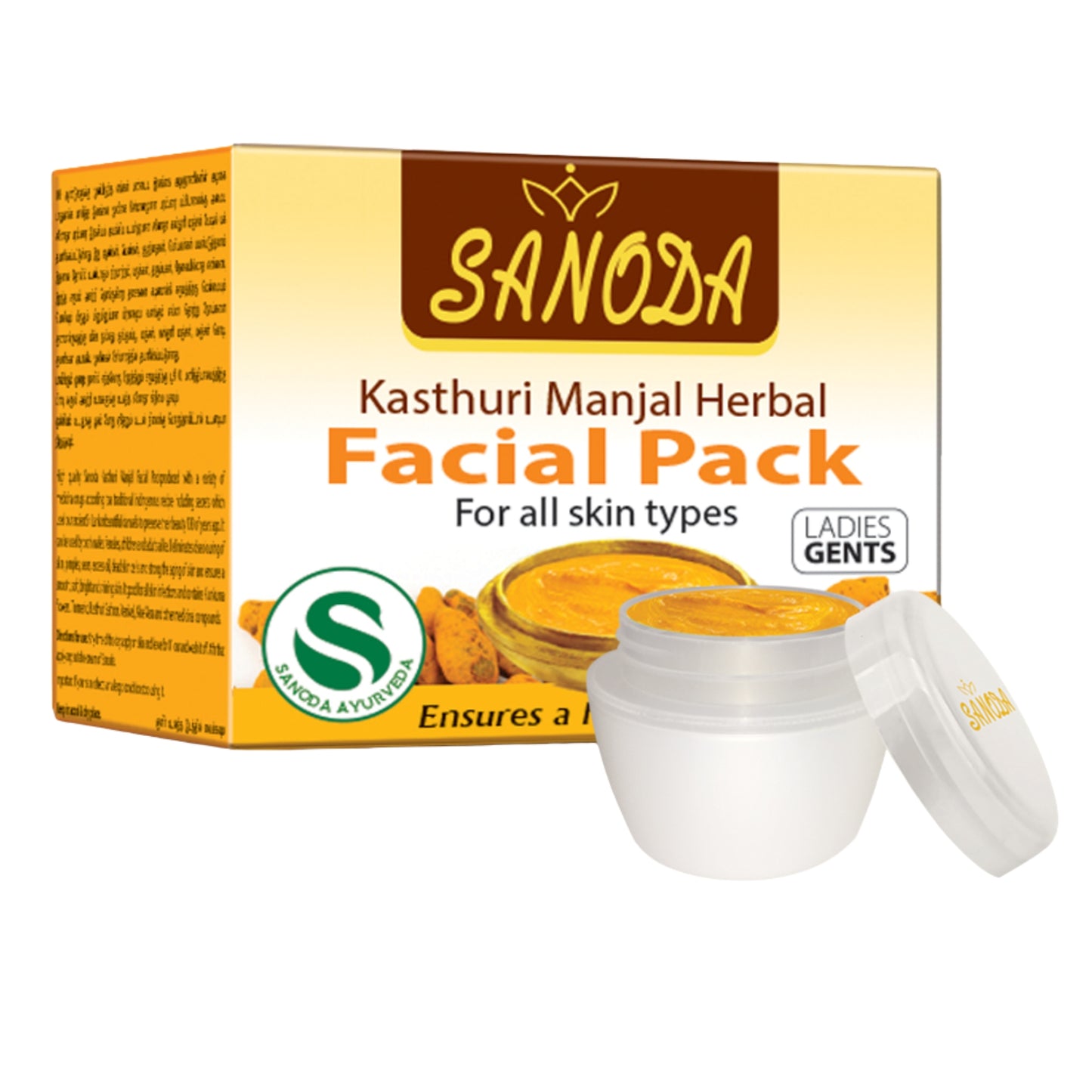 Sanoda Kasthuri Manjal Herbal Facial Pack (20g)