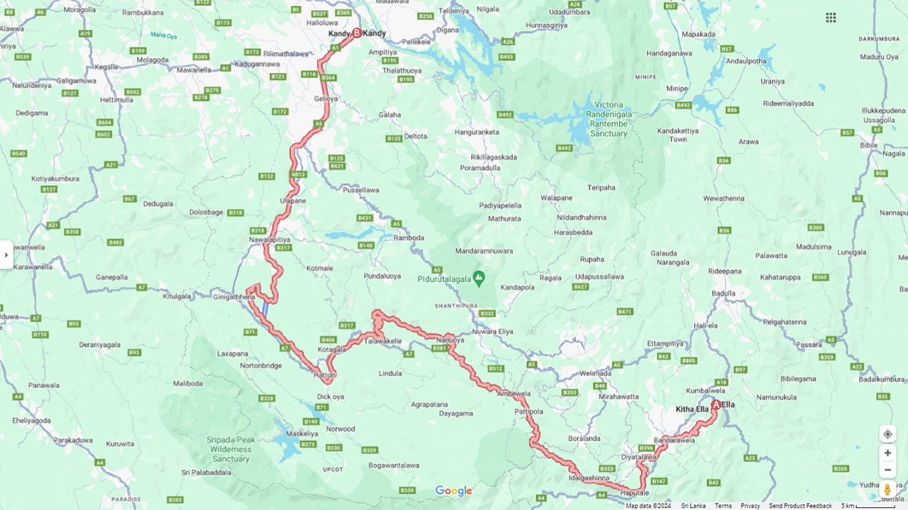 एला से कैंडी ट्रेन की सवारी (ट्रेन नंबर 1006 "पोडी मेनिके")