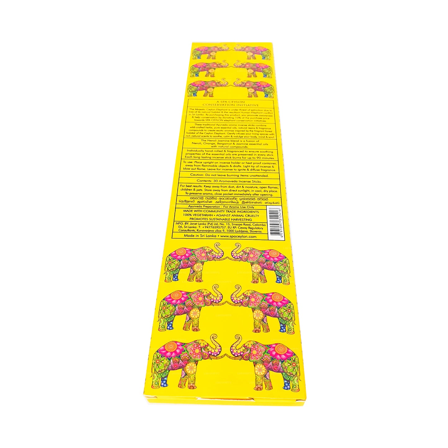 Spa Ceylon Neroli Jasmine Aromaveda 30 Incense Sticks