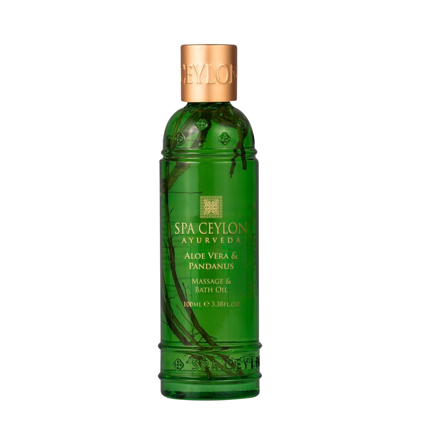 Spa Ceylon Aloe Vera Pandanus Massage and Bath Oil (100ml)
