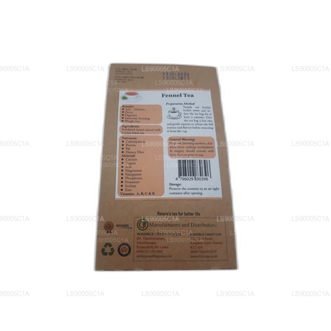 Lifetone Fennel Tea (40g)