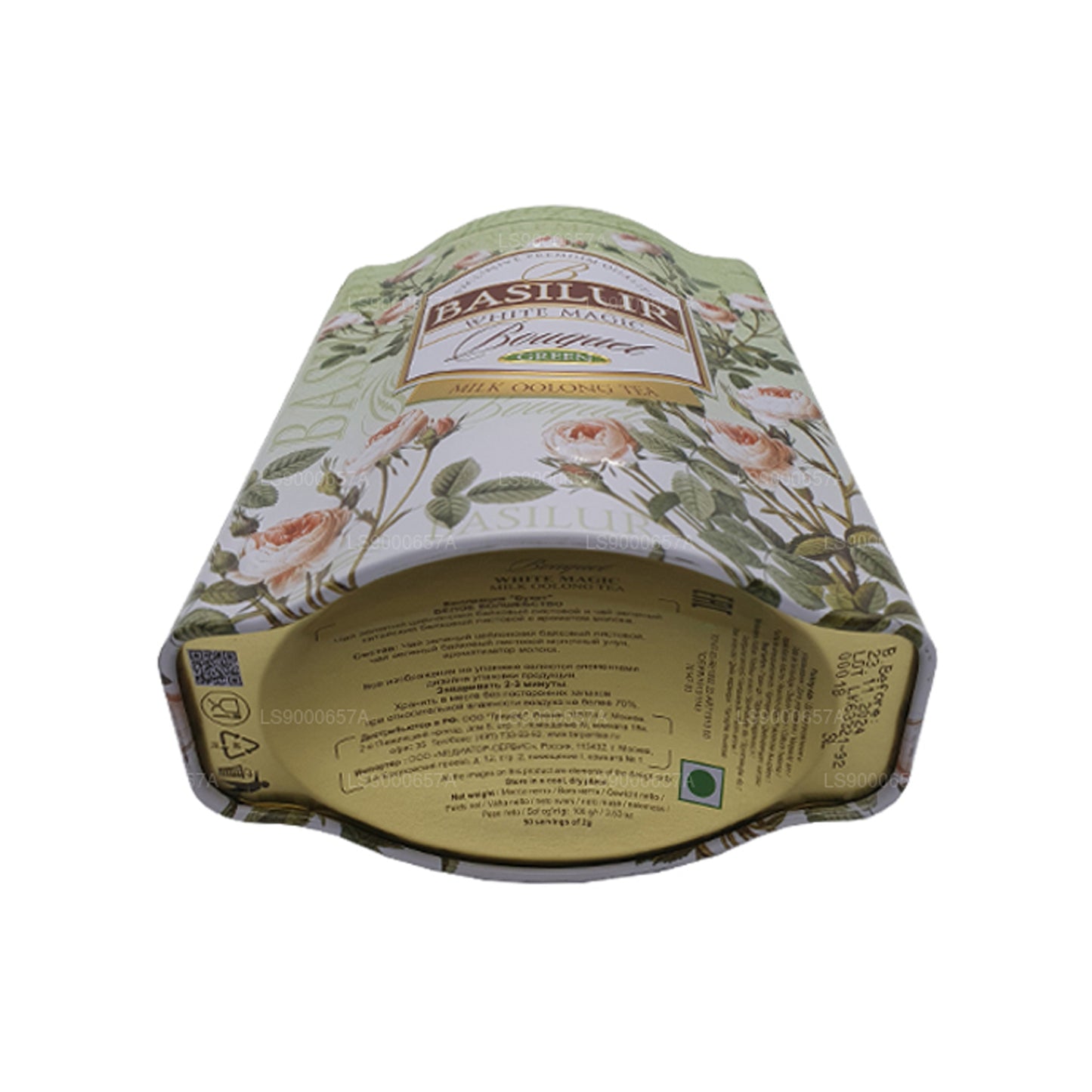 Basilur White Magic Bouquet Green Caddy (100g)