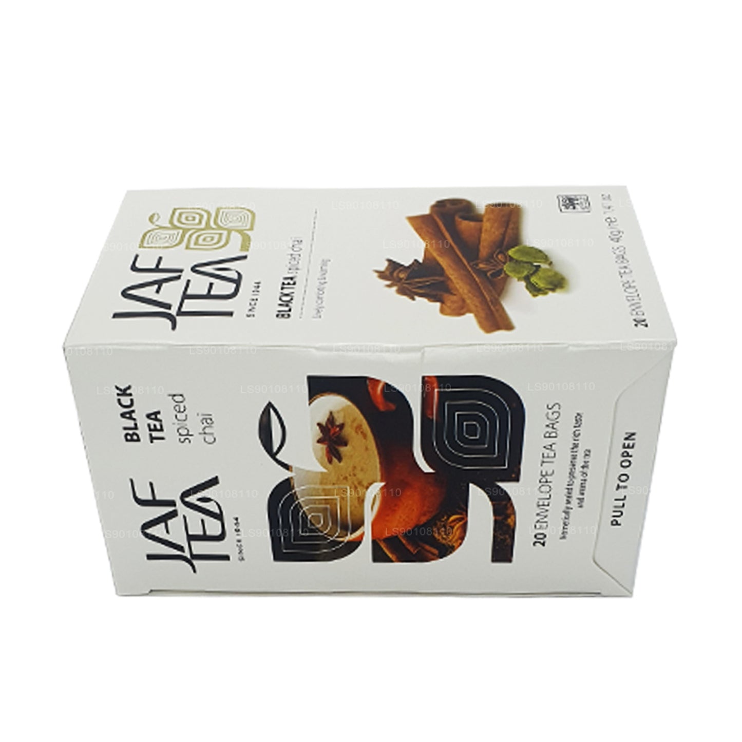 Jaf Tea Pure Spice Collection Black Tea Spiced Chai Foil Envelope Tea Bags (40g)