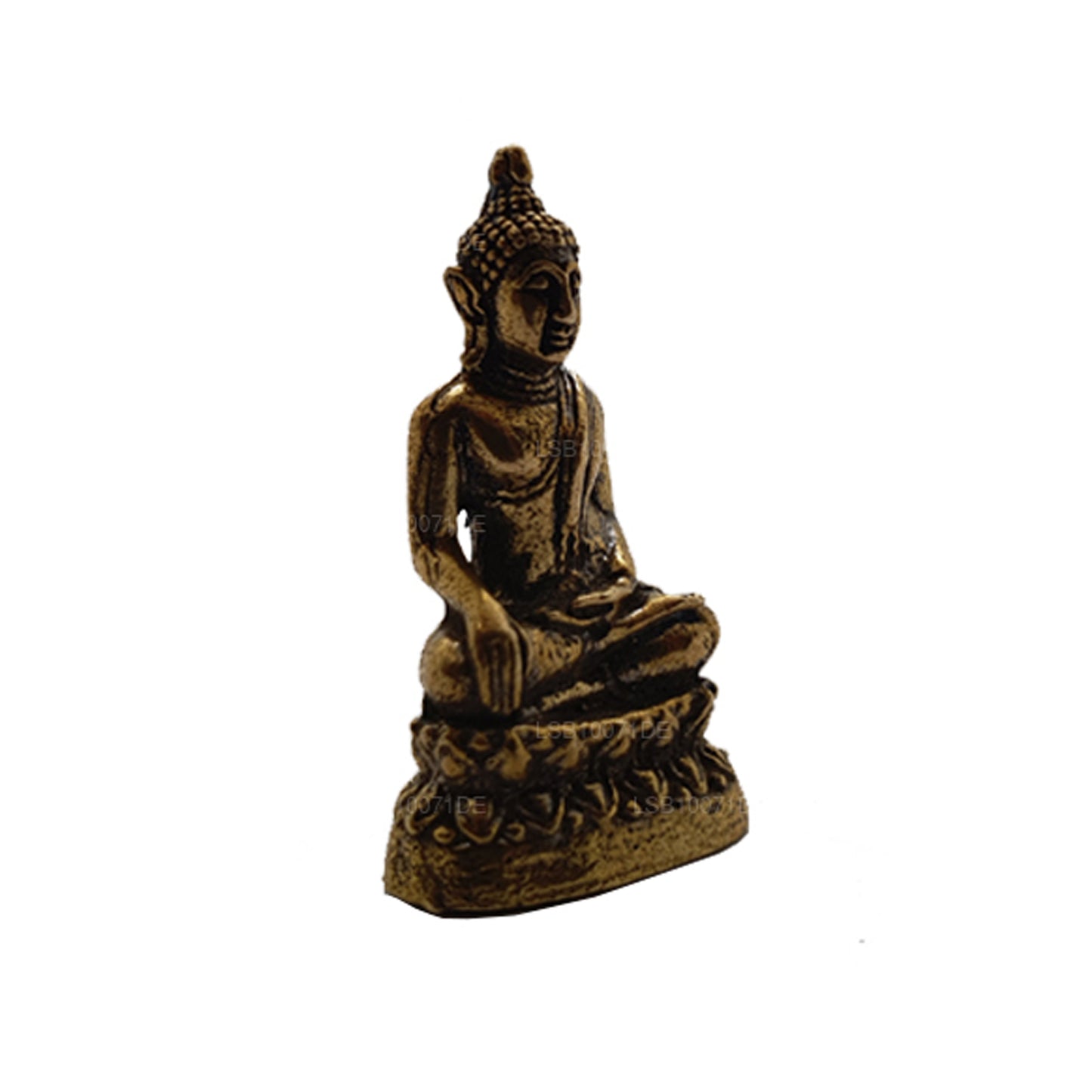 Miniature Brass Buddha Statue