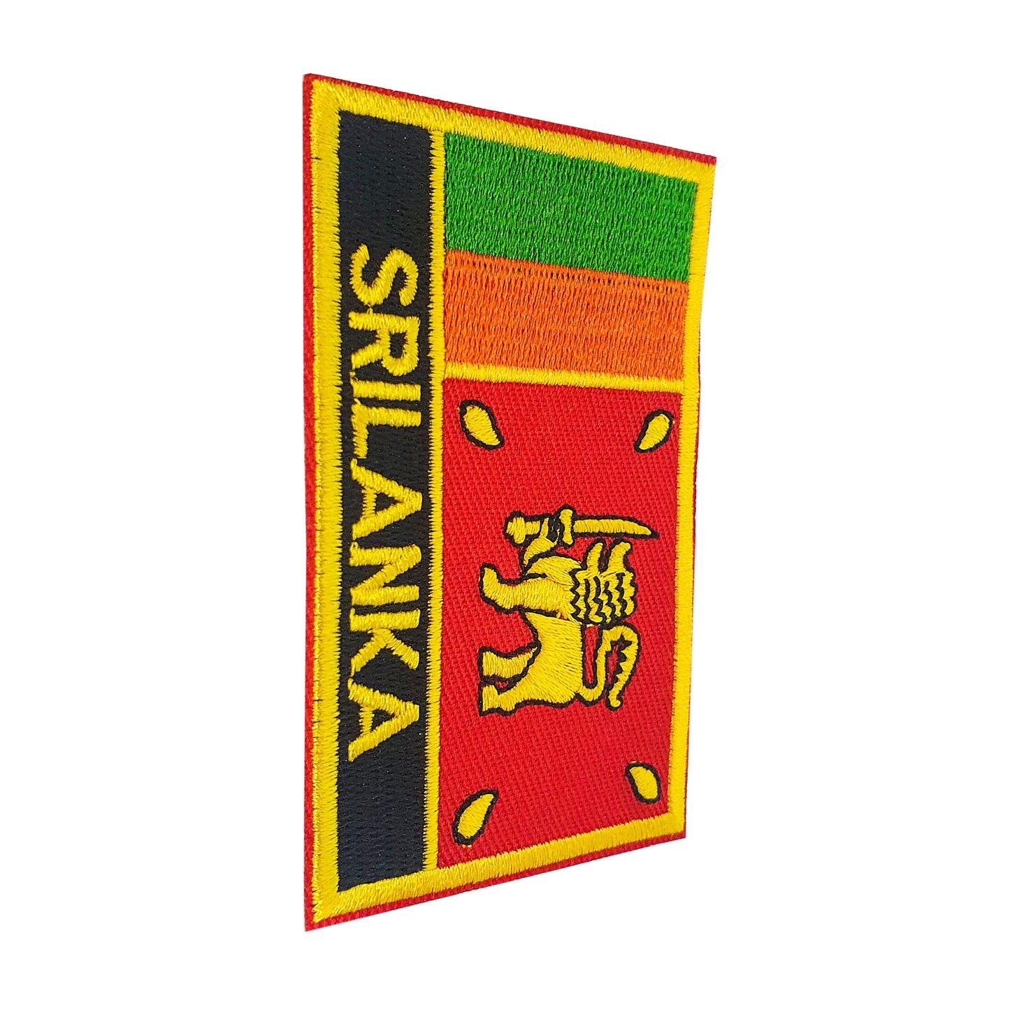 Lakpura Sri Lanka National Flag Fabric Badge