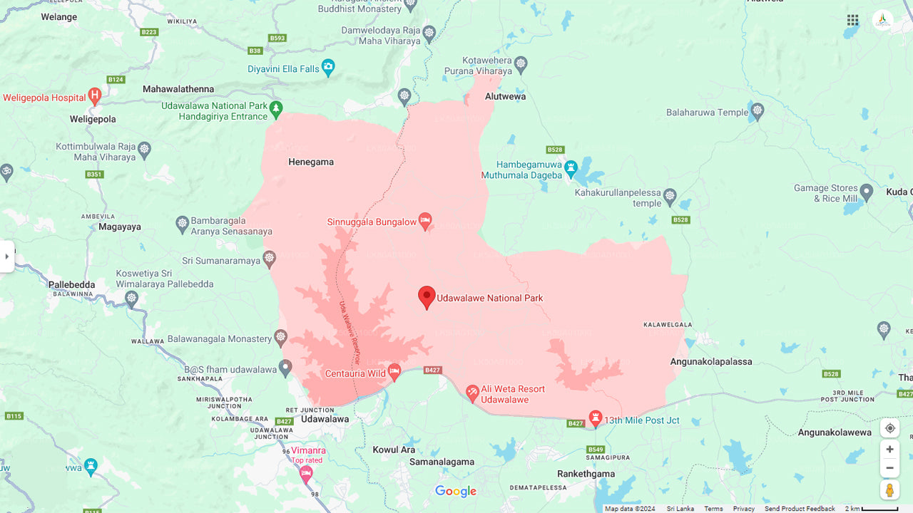 उदावलावे राष्ट्रीय उद्यान निजी सफारी