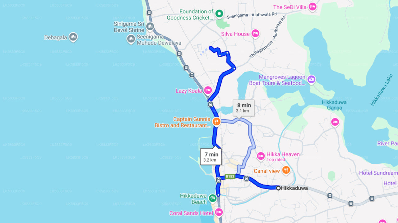 हिक्काडुवा से स्नॉर्कलिंग