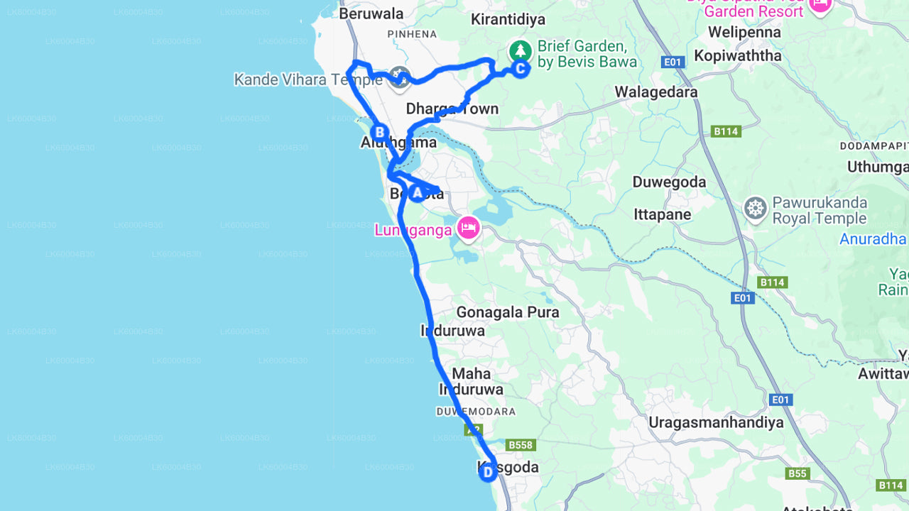 बेंटोटा शहर का दौरा