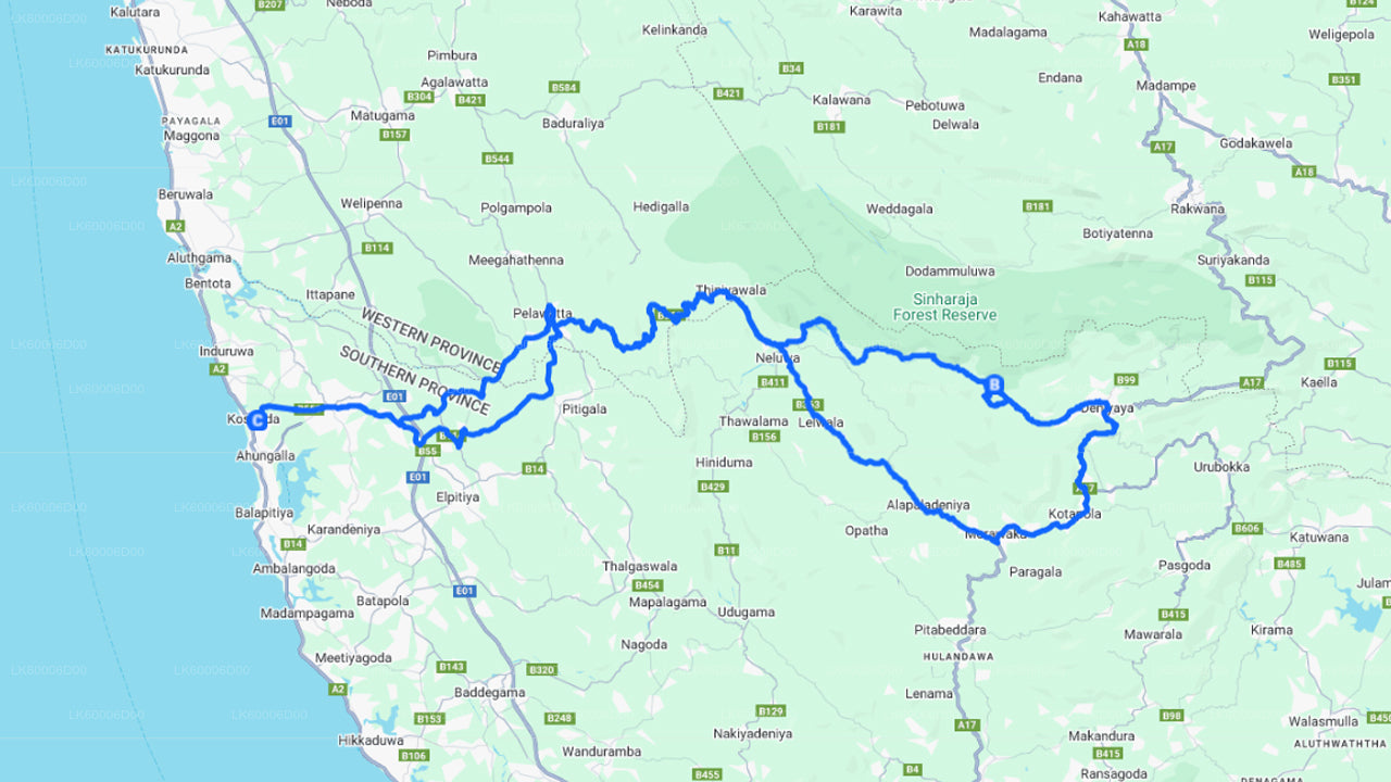 कोसगोड़ा से सिंहराजा रेनफॉरेस्ट गाइडेड टूर