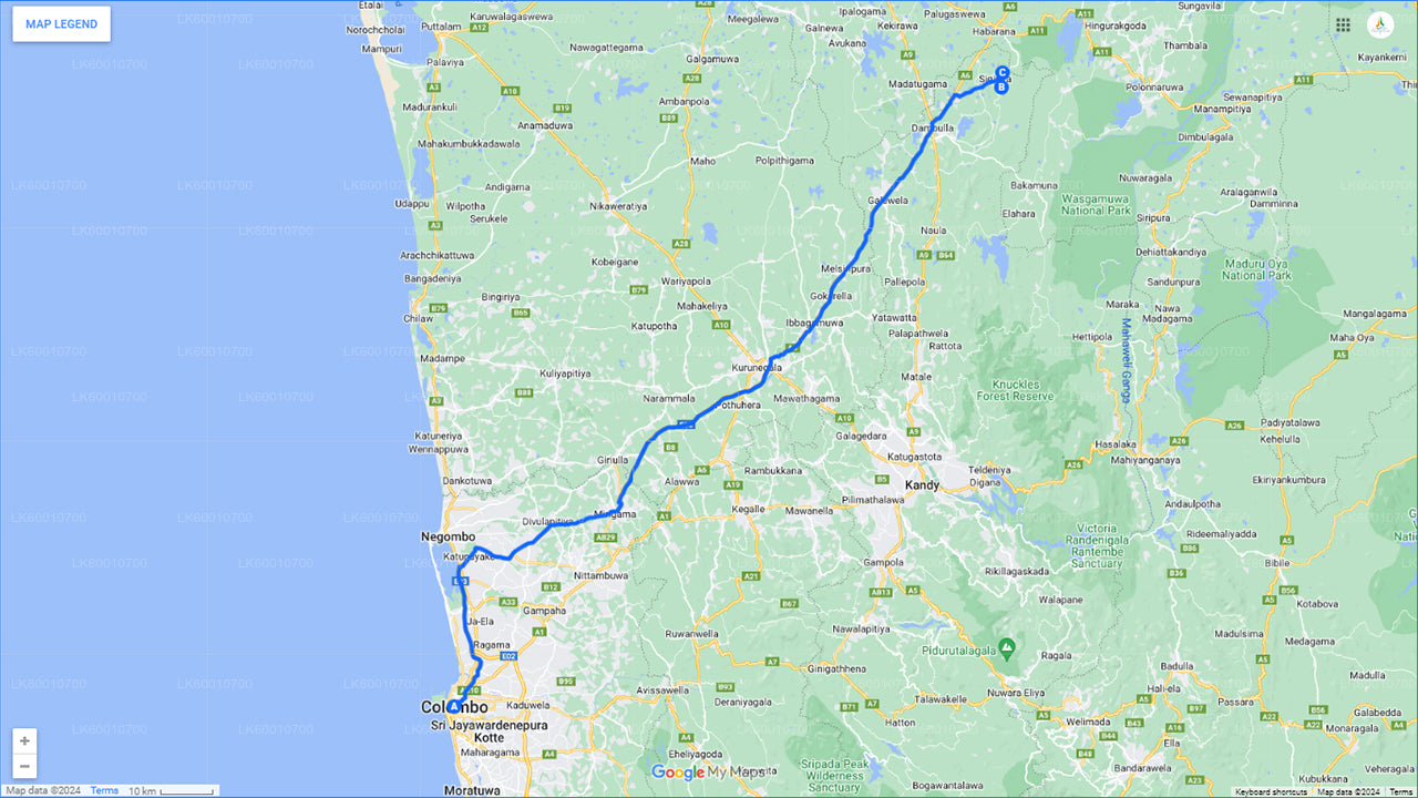 कोलंबो से सिगिरिया रॉक और गांव का दौरा