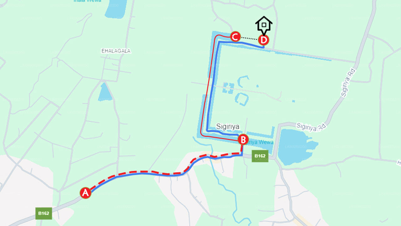 सिगिरिया गांव का दौरा और सिगिरिया से दोपहर का भोजन