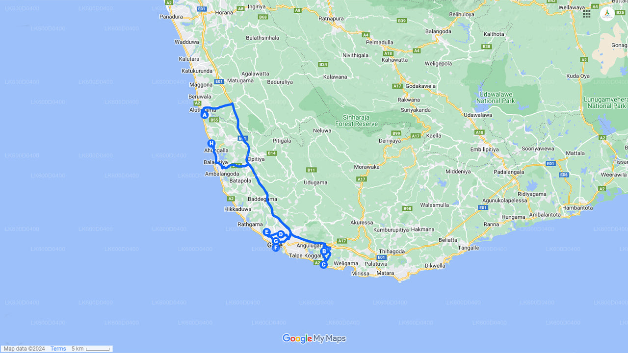 बेंटोटा से दक्षिणी तट हाइलाइट्स टूर