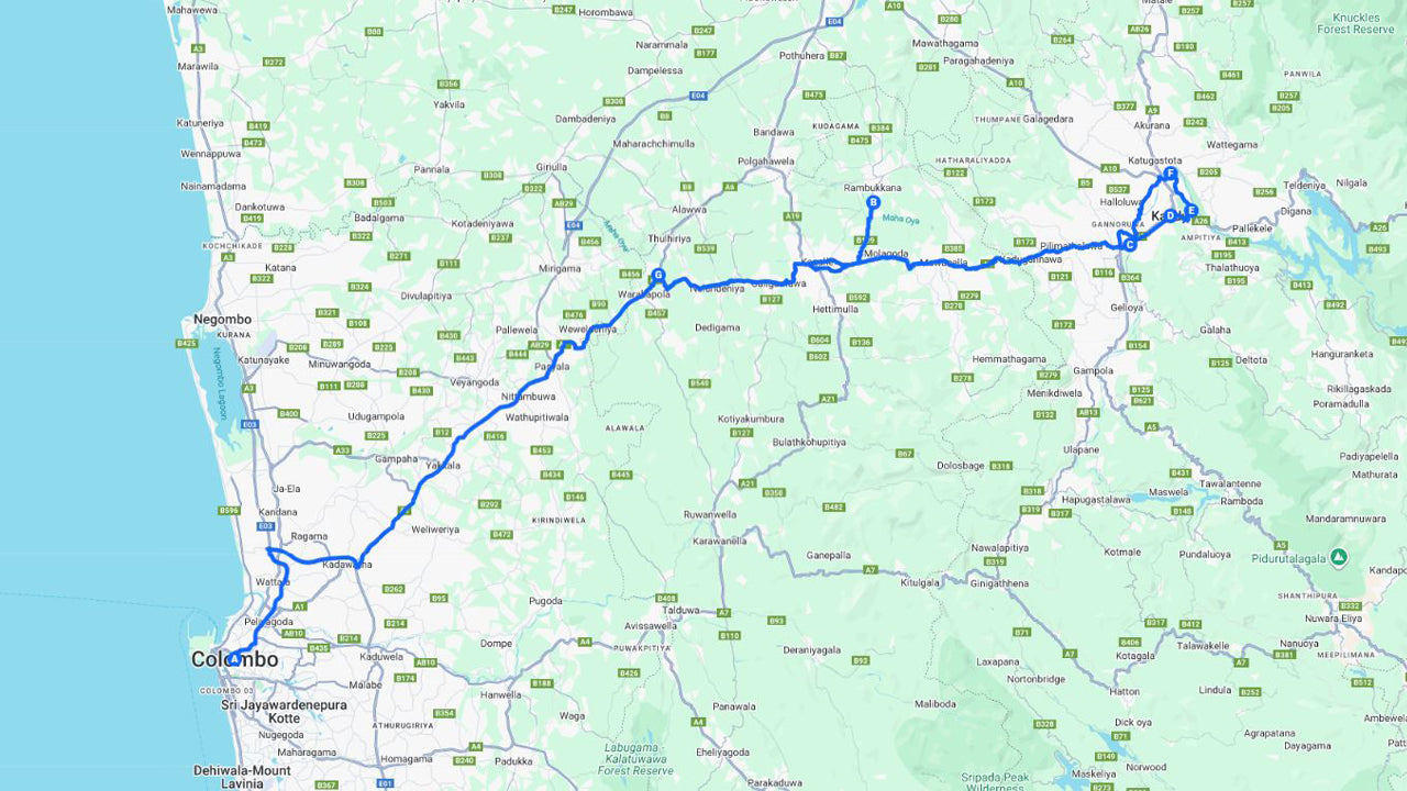 कोलंबो से कैंडी शहर का दौरा