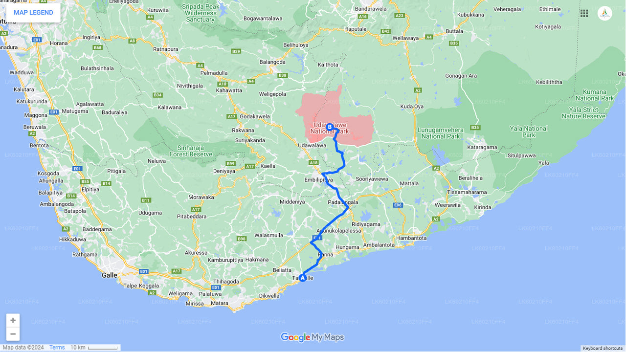 तांगले से उदावालावे नेशनल पार्क सफारी