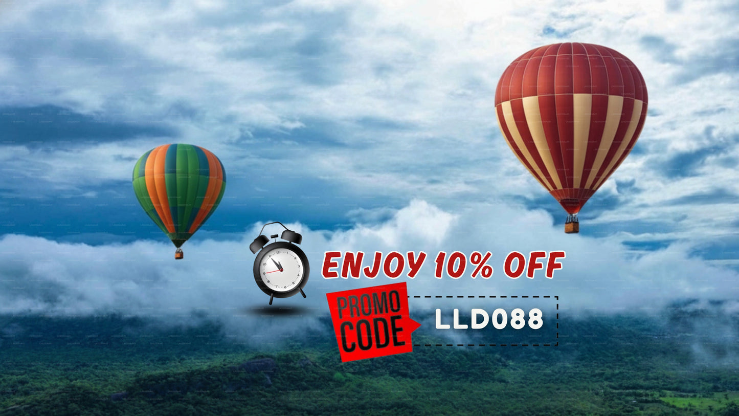 कंडलामा से हॉट एयर बैलूनिंग