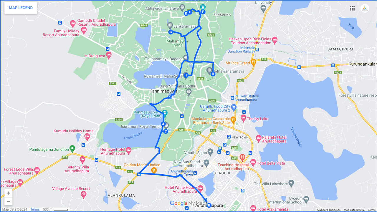 अनुराधापुरा से साइकिल यात्रा