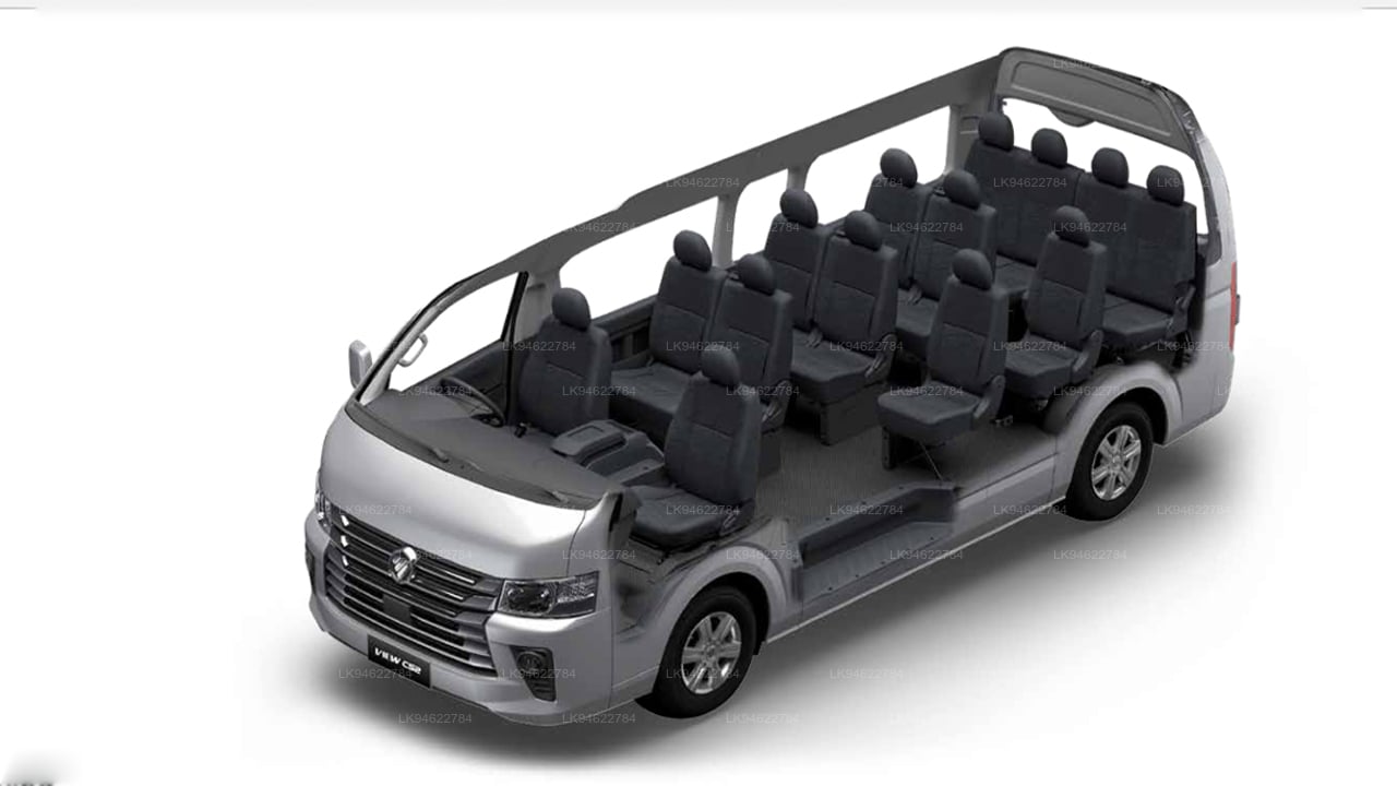 ड्राइवर वाली बड़ी वैन किराए पर लें