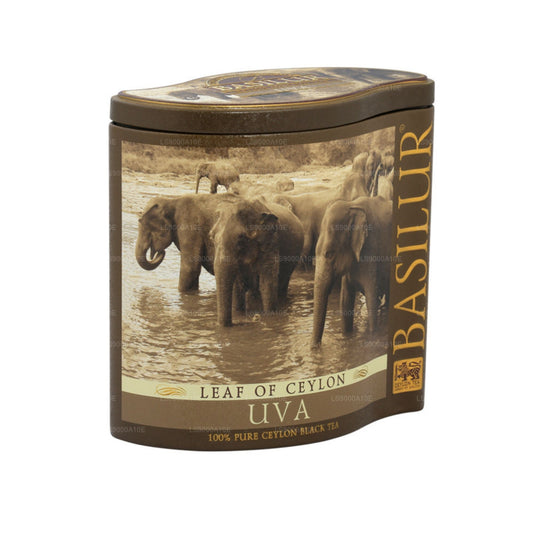 Basilur Leaf of Ceylon "Uva" Pure Black Tea Caddy (100g)