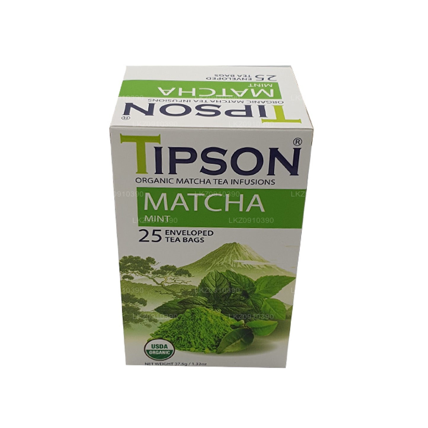 Tipson Organic Matcha Mint (37.5g) 25 Tea Bags
