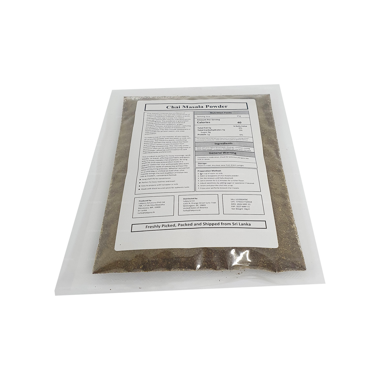 Lakpura® Chai Masala Powder