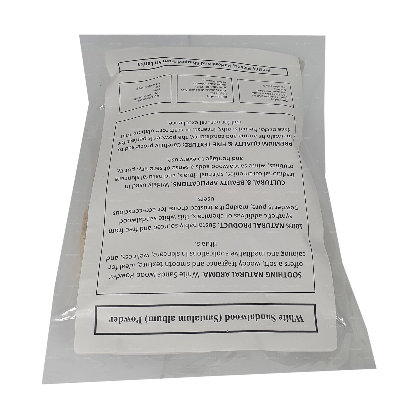 Lakpura White Sandalwood Powder