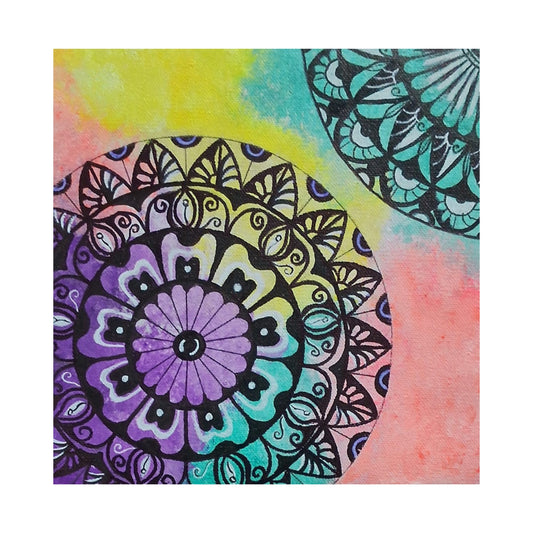 लकपुरा® मंडेला वॉल आर्ट (डिज़ाइन B)