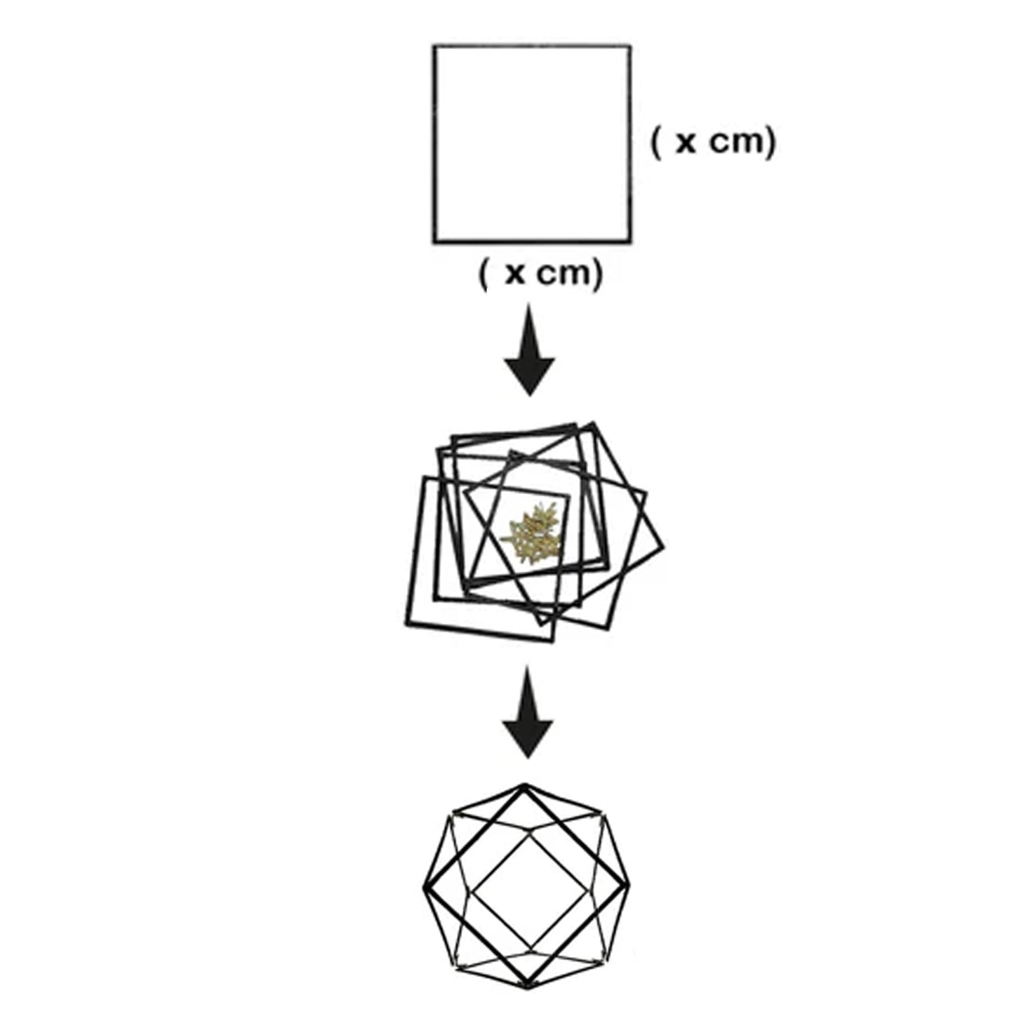 वेसाक लालटेन (अटापट्टम कुडु) प्लास्टिक संरचना के साथ
