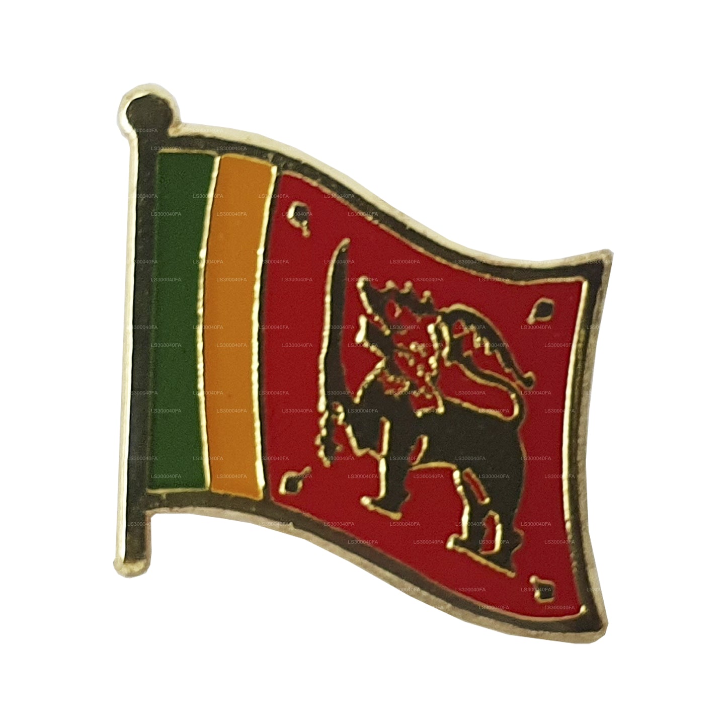 Sri Lankan National Flag Lapel Pin