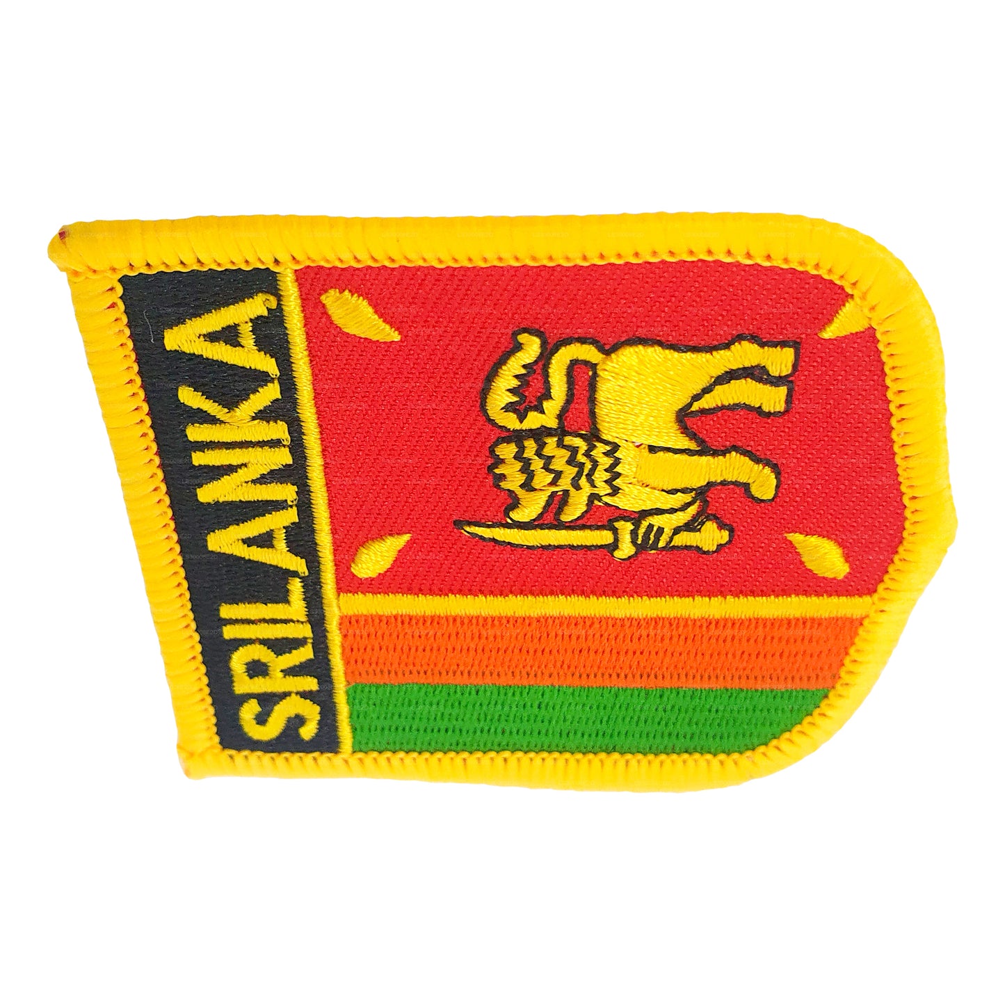 Lakpura Sri Lanka National Flag Fabric Badge