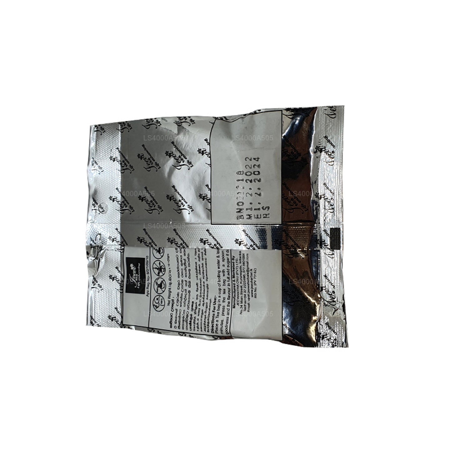 Jeevi Walkottamalli Wild Coriander (20g) 10 Tea Bags