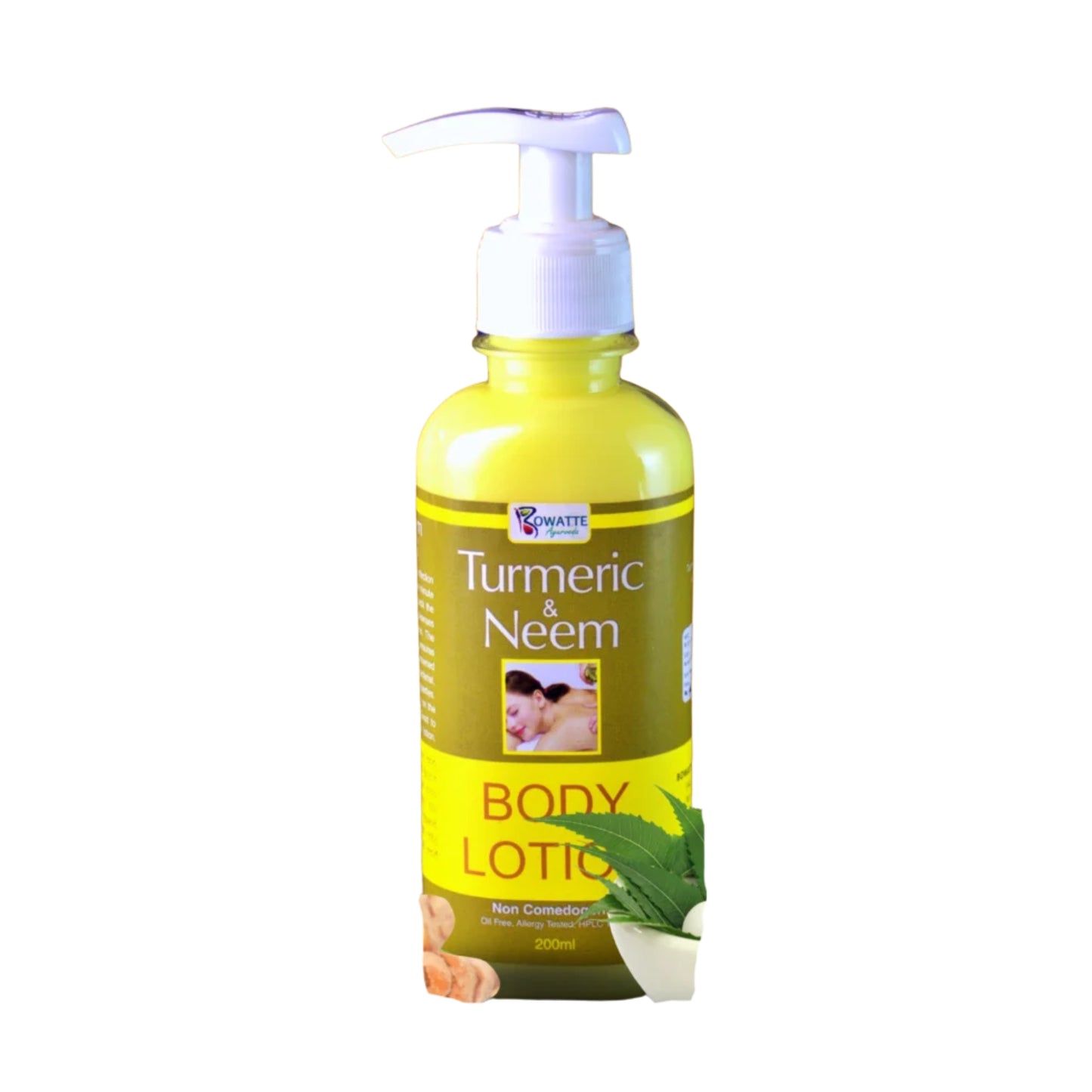 बोवेट हल्दी और नीम बॉडी लोशन (200ml)