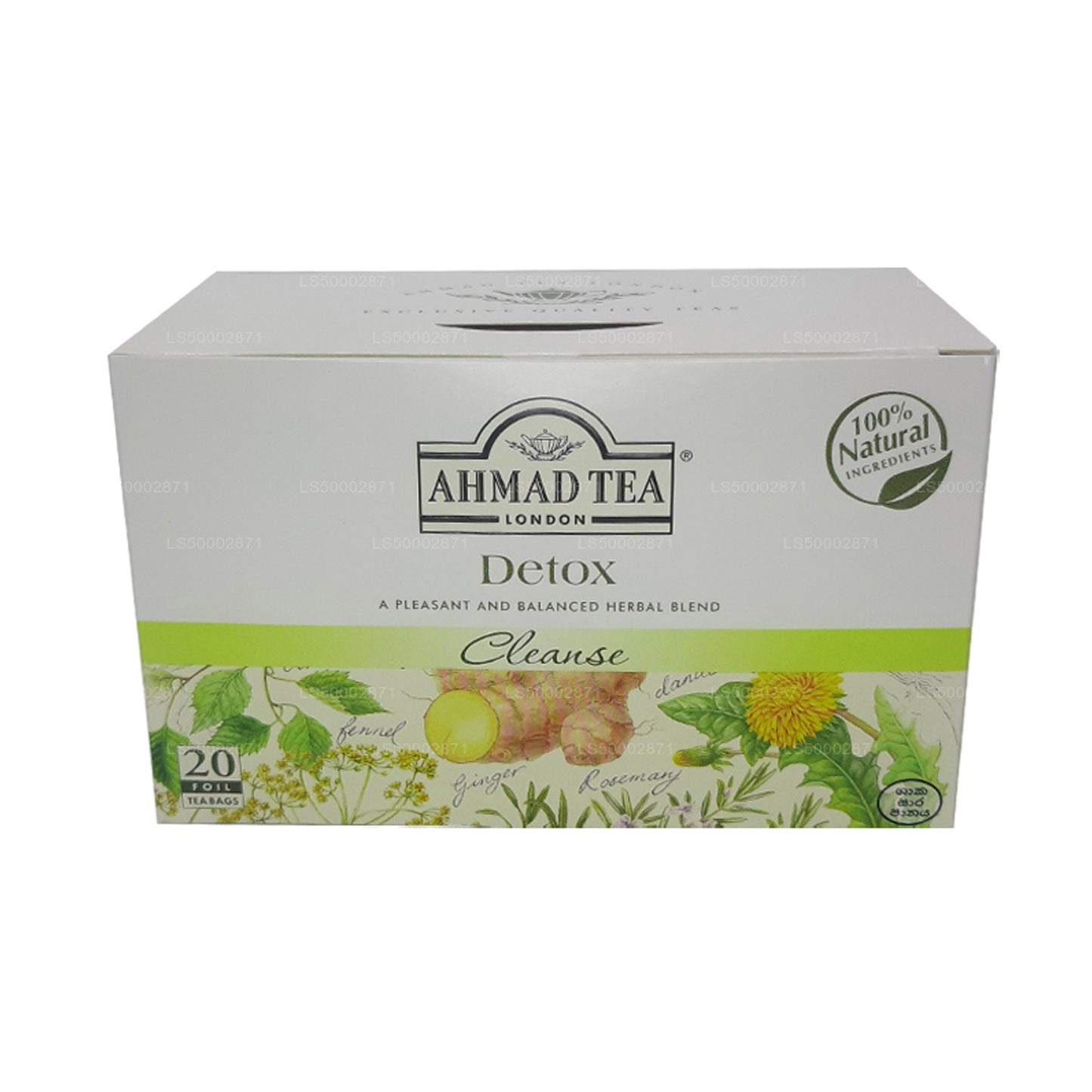 Ahmad Tea Detox Cleanse (40g) 20 Tea Bag