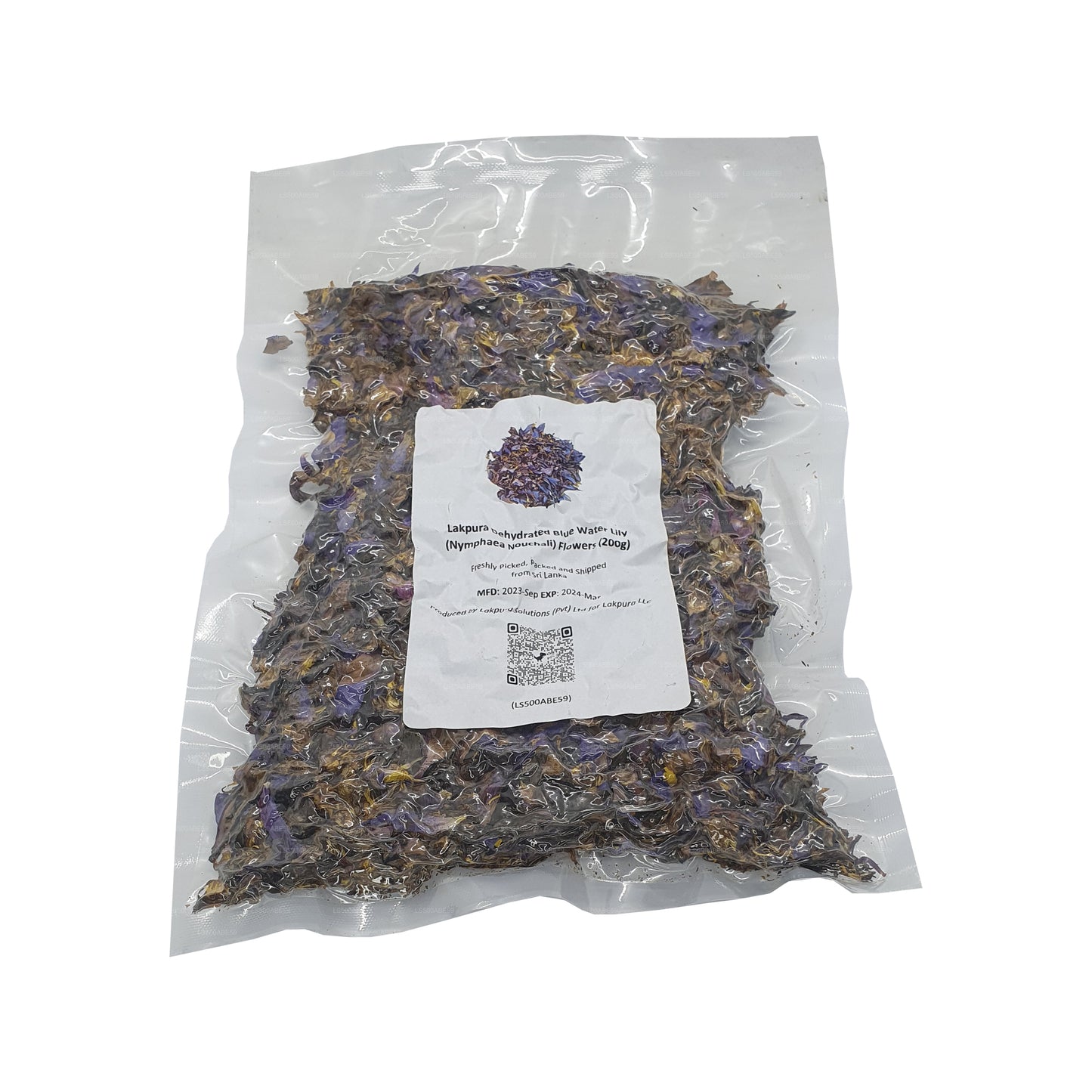 Lakpura® Dehydrated Blue Water Lily Flowers