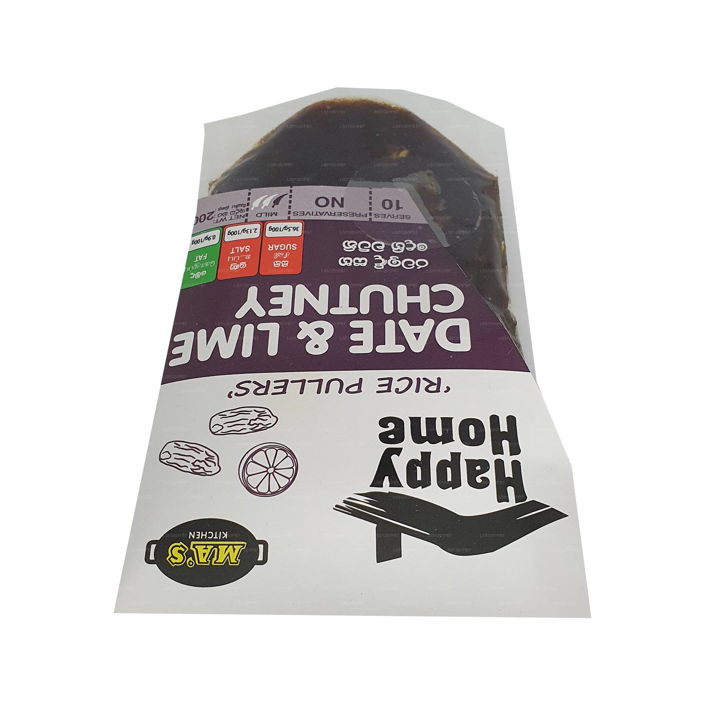 MA's Kitchen Date & Lime Chutney (200g)