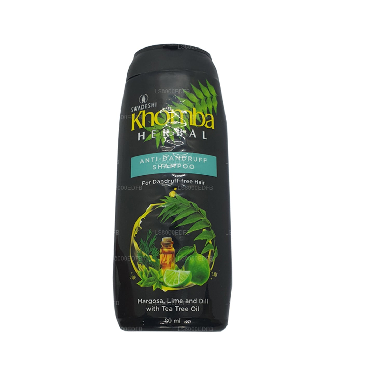स्वदेशी खोम्बा एंटी-डैंड्रफ शैम्पू (80ml)