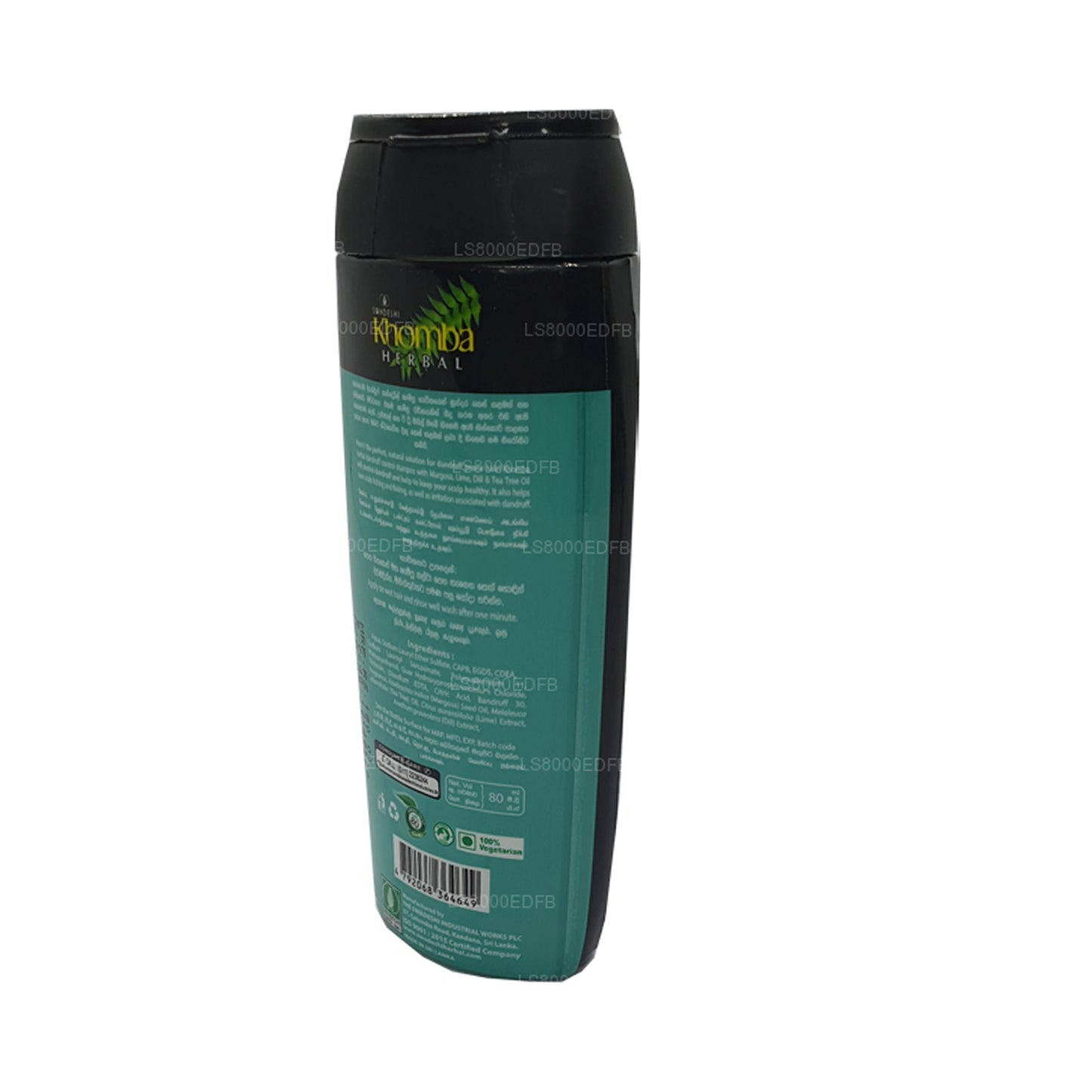 स्वदेशी खोम्बा एंटी-डैंड्रफ शैम्पू (80ml)