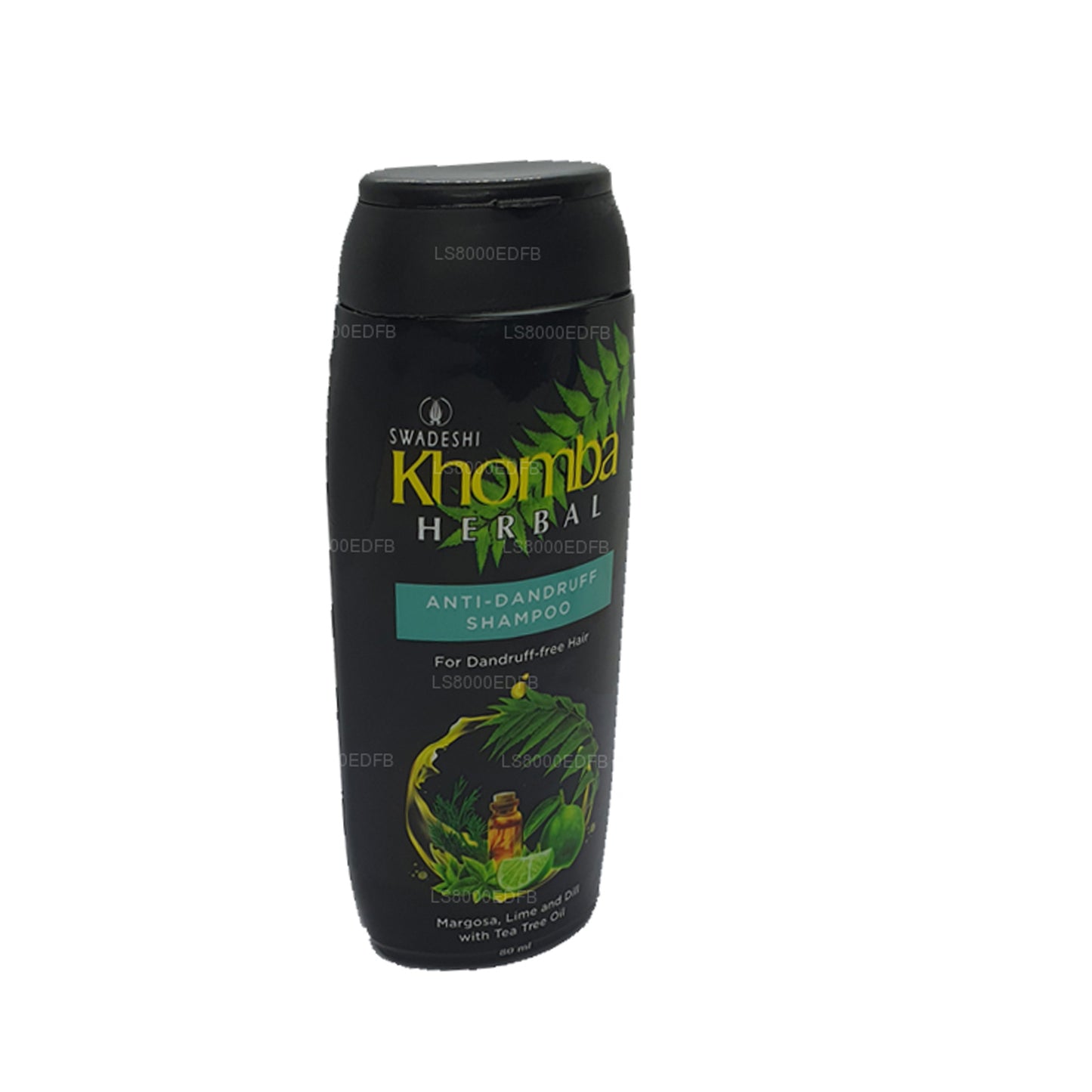 स्वदेशी खोम्बा एंटी-डैंड्रफ शैम्पू (80ml)