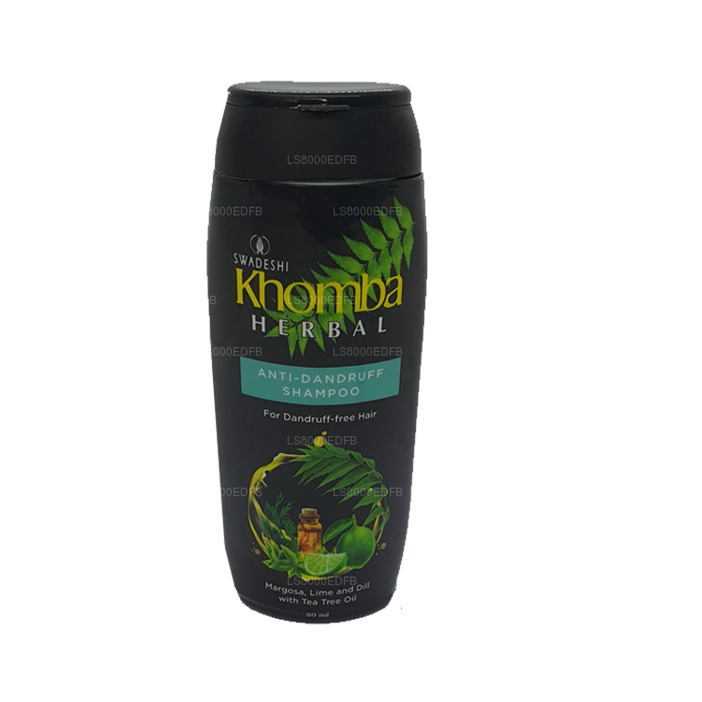 स्वदेशी खोम्बा एंटी-डैंड्रफ शैम्पू (80ml)