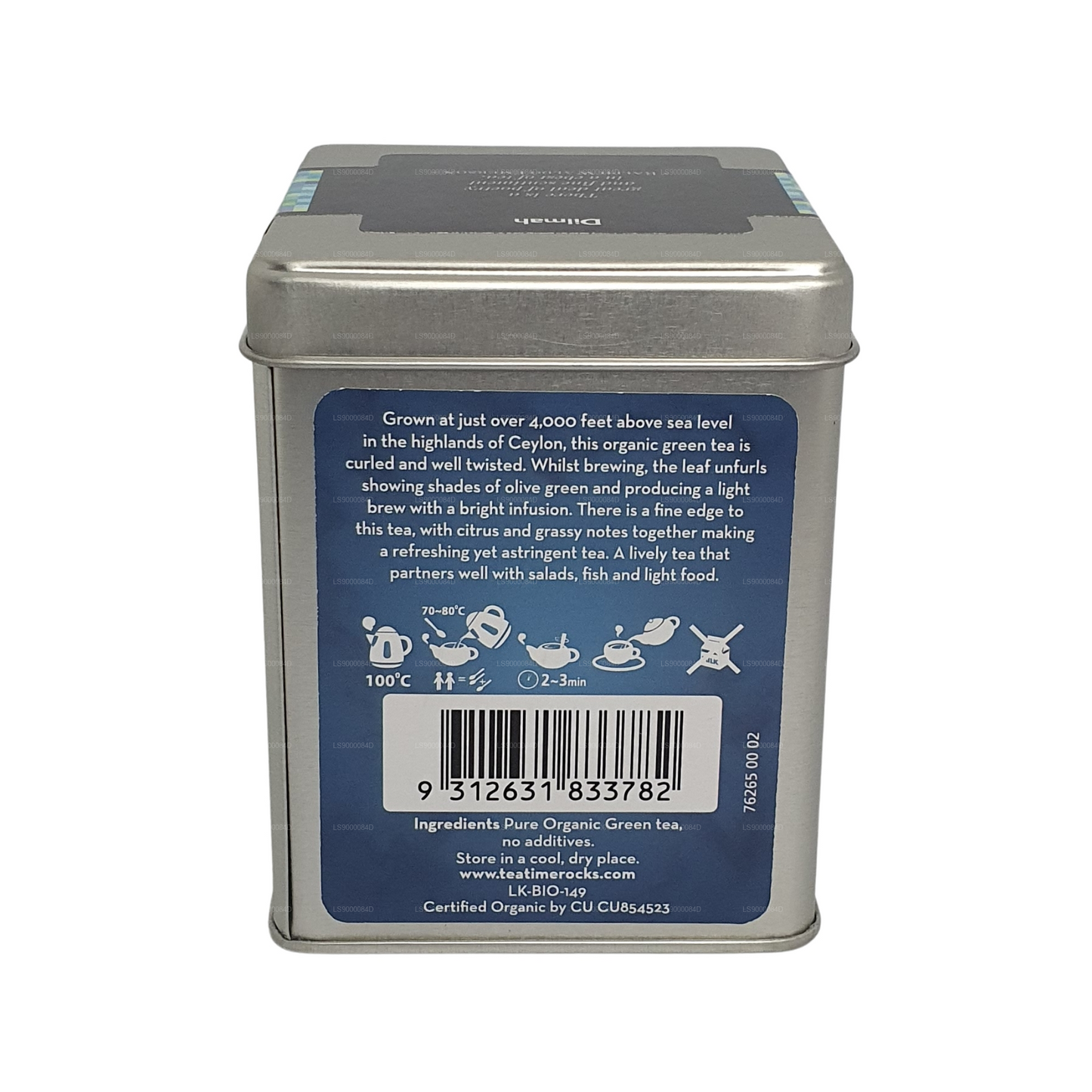 Dilmah t-series Organic Ceylon Green Tea (100g)