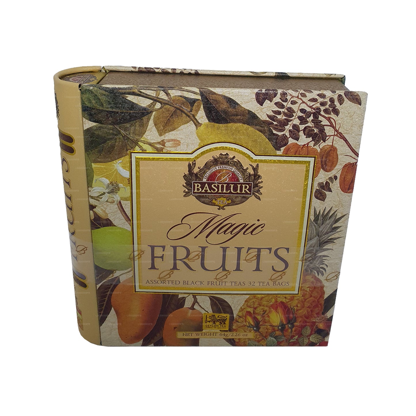 Basilur Magic Fruits Assorted Tea Book (64g) 32 Tea Bags