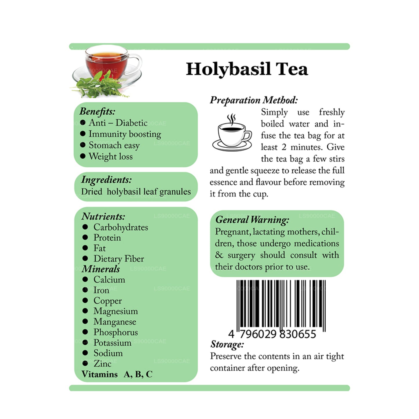 Lifetone Holy Basil Tea (30g)