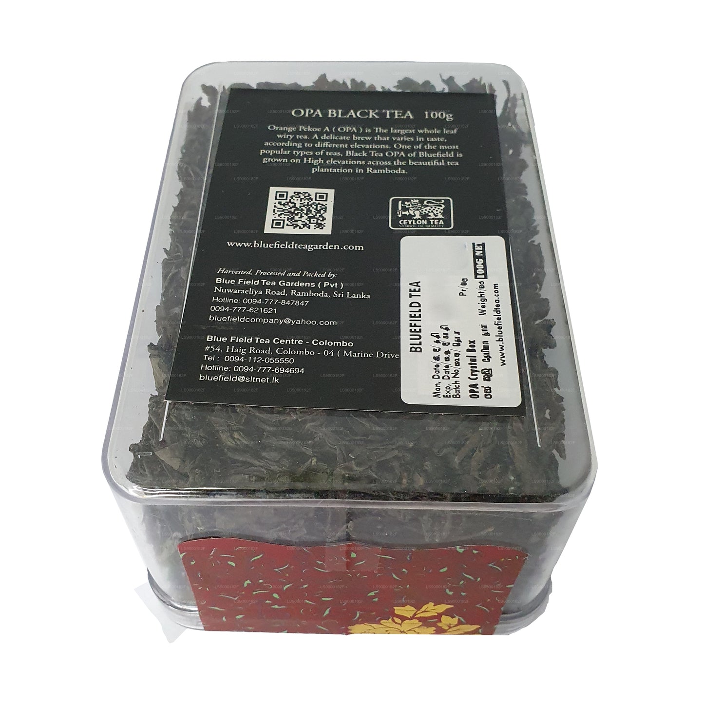 ब्लूफील्ड इवनिंग डिलाइट OPA ग्रेड ब्लैक टी (100g)