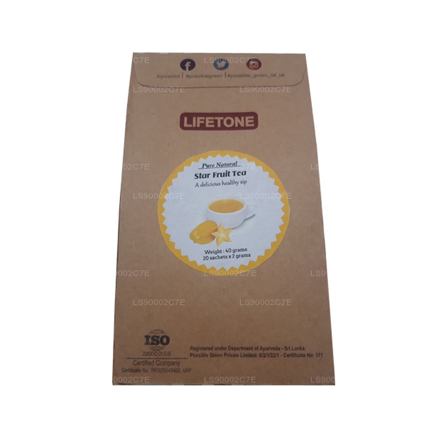 Lifetone Star Fruit Tea (40g)
