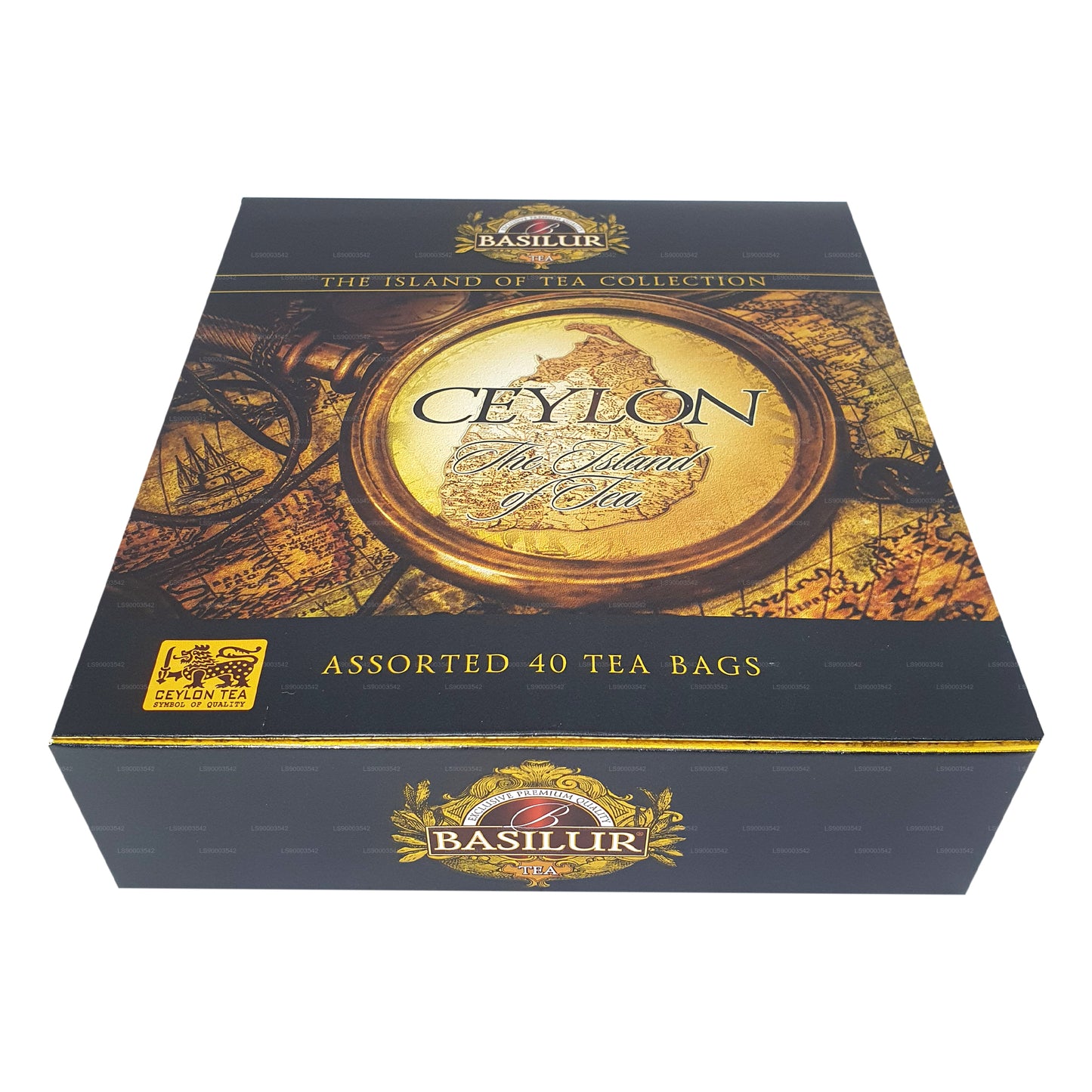 Basilur Island of Tea "Assorted Island of Tea" 40 Enveloped Tea Bags